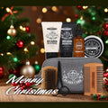 Rinse & Robust Beard Wash, Fathers Day Dad Gift, Beard Conditioner, Beard Oil, Beard Balm Gift Set - Sandalwood Fragrance, Natural, Gluten Free