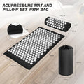 Acupressure Mat Set, Acupuncture Point Massage Pillow, Relieving Back and Neck Pain, Muscle Relaxation and Stress Reduction, Sciatica Relief,