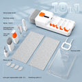 Keyboard Cleaning Kit Laptop Cleaner, 10-In-1 Computer Screen Cleaning Brush Tool, Multi-Function PC Electronic Cleaner Kit Spray for Ipad Iphone