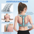Posture Corrector for Women and Men, Adjustable Back Straightener, Upper Back Support Brace, Hunchback Posture Corrector - Relieves Neck,
