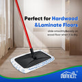 HOMEXCEL Reusable Microfiber Mop Pads Compatible with O-Cedar Hardwood Floor'N More Microfiber Mop-Mop Head Pads Refills for Wet and Dry Use-2 Pack