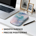 Ergonomic Mouse Pad Wrist Support with Massage Design, Wrist Rest Pain Relief Mousepad with Memory Foam&Non-Slip PU Base, Mouse Pads for Wireless