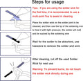 Solder Wicks Braid?Solder Sucker?10Ft Length 3 Pieces No-Clean Desoldering Braided Wicks. Solder Removal Tool?Desoldering Wick Used to Remove the