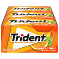 Trident Bubblegum Sugar Free Gum, 12 Packs of 14 Pieces (168 Total Pieces)