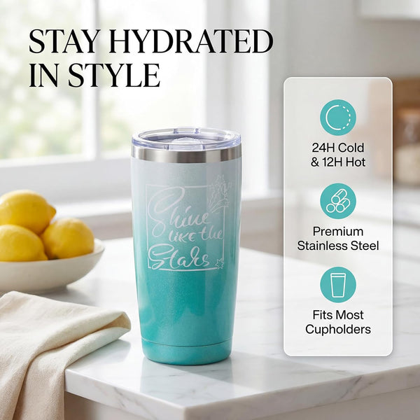 Gifts for Women and Mom, Birthday Gifts, Unique Gift Set for Christmas, Mothers Day, Valentines Day, Tumbler Personalized Present for Friendship,
