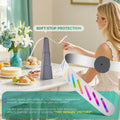 Portable Battery Powered Food Fans for Tables up to 15 Hours Working Time, 2-Pack Indoor Outdoor Mute Food Fan with Hook, Tabletop Fan for Home