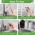 4-Pack Damp Clean Duster Sponge,Reusable Magic Dusting Sponge Brush for Cleaning Blinds, Glass, Baseboards,Vents,Railings,Mirrors,Window Track