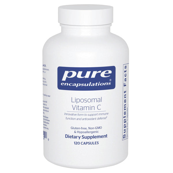 Pure Encapsulations Liposomal Vitamin C - Immune Support Supplement* - Antioxidant Nourishment - Daily Vitamin - Non-Gmo & Gluten Free - 120 Capsules