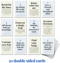 Mind of a Champion - Motivational Cards for Men Affirmations and Action Steps to Turn Dreams into Reality - for Productivity, Personal
