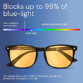 Dreamgaze 99.9% Blue Light Blocking Glasses for Better Sleep - anti Blue Light Glasses Men - Premium Computer Gaming Glasses