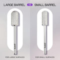 PANA 3/32" Large Smooth round Top Safety Carbide Nail Drill Bit for Gel Polish & Acrylic Removal Nail Salon Manicure Pedicure Electric File Tools
