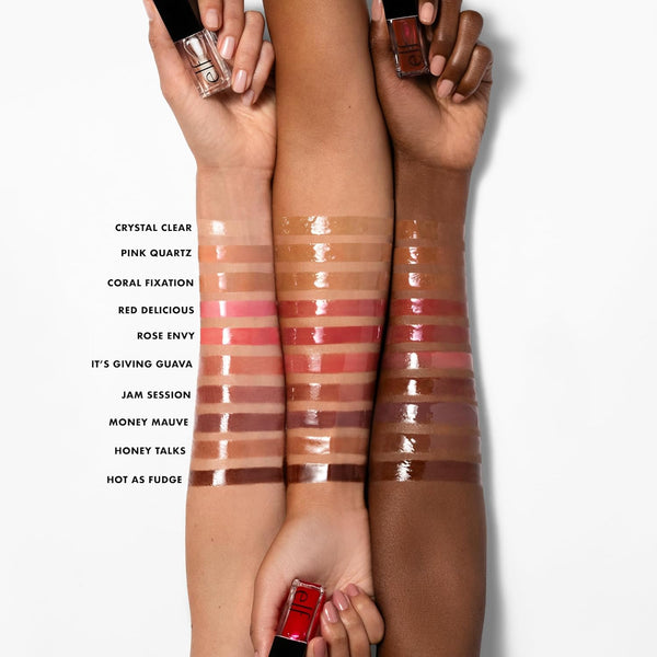 E.L.F. Glow Reviver Lip Oil, Nourishing Tinted Lip Oil for a High-Shine Finish, Infused with Jojoba Oil, Vegan & Cruelty-Free, Money Mauve