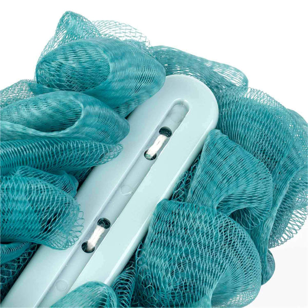 Back Scrubber for Shower, Loofah Long Handle Bath Body Brush, Soft Nylon Mesh Sponge on a Stick for Shower Men Women Kids Elderly, Exfoliating