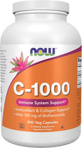 NOW Foods Supplements, Vitamin C-1,000 with 100 Mg of Bioflavonoids, Antioxidant Protection*, 500 Veg Capsules