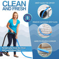 Dryer Vent Cleaner Kit Dryer Lint Vacuum Attachment with Stretch Universal Connector, Dryer Vent Cleaning Tool Vacuum Hose Lint Remover, Blue