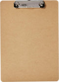 Amazon Basics Hardboard Office Clipboard, 6-Pack, Brown