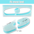 Mudder 16 Pieces Foam Toe Spacers for Feet Women 3 Layer Foam Toe Separators for Overlapping Women Men Relief Friction Hammer and Prevent Corns