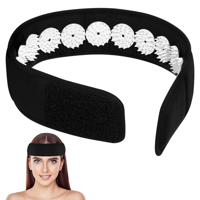 Acupressure Headband, Acupressure Wrap Belt Headband for Muscle Relaxation, Facial Skin Lift up and Chin up Belt Headban