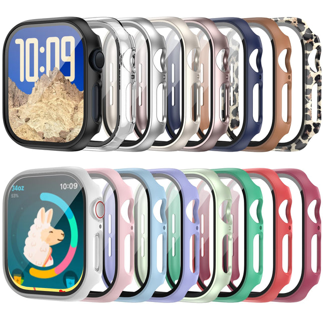 COMMUTER [16 Pack] for Apple Watch Series 10 42Mm Screen Protector, (2024 New) Hard PC Ultra-Thin Protective Face Cover 