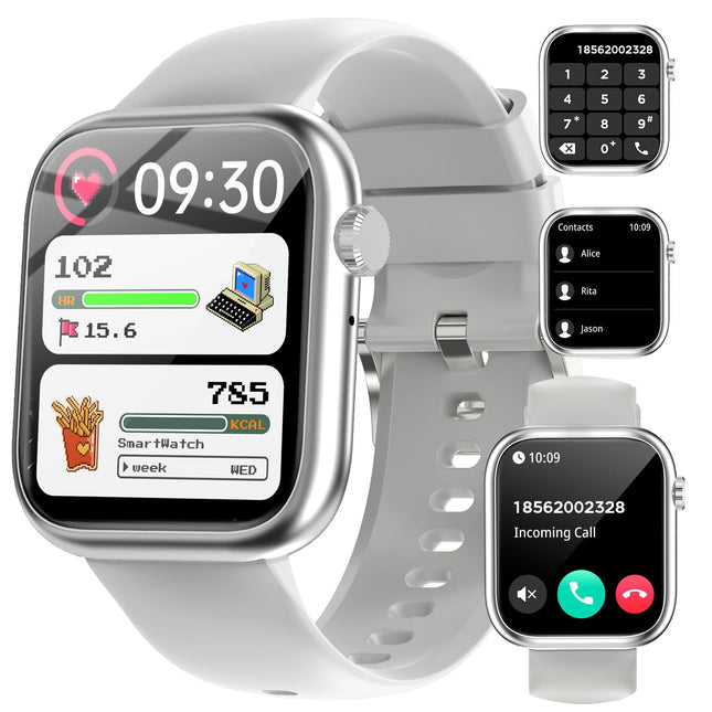 GADIXY Smart Watches for Men Women with Bluetooth Calls,1.83" Fitness Tracker with Spo2/Hr/Sleep/Bp Monitor,110+ Sports 