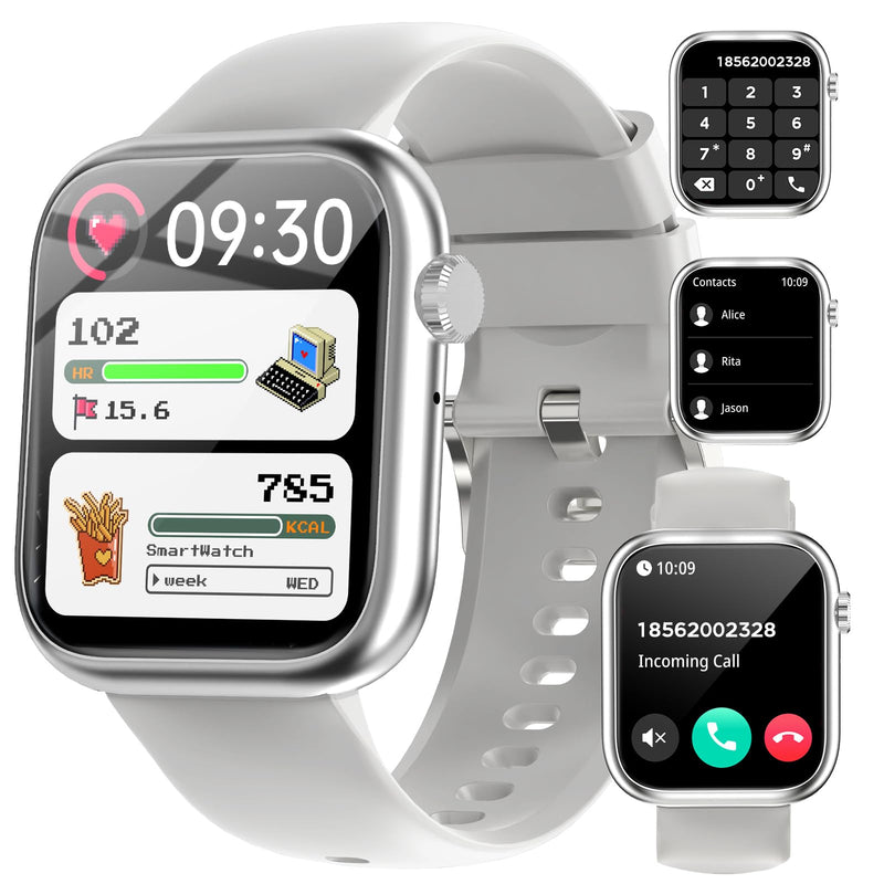 GADIXY Smart Watches for Men Women with Bluetooth Calls,1.83" Fitness Tracker with Spo2/Hr/Sleep/Bp Monitor,110+ Sports Activity Trackers,Ip68