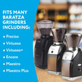 IMPRESA [3 Pack] Gasket Replacement for Baratza Encore Grinder - Gasket Coffee Replacement for Baratza Virtuoso Coffee Grinder & Conical Burr