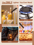 Candle Lighter Stocking Stuffers for Women Men, Electric Candle Lighter USB Rechargeable Graduation Gifts for Him Wife Grandma Girlfriend Safety