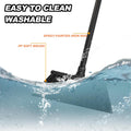 54 Inch Long Metal Handle Household Broom - Adjustable Heavy-Duty Broom for Indoor and Outdoor Cleaning, Suitable for Homes, Garages, Kitchens,