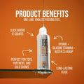 Lube Life Silicone and Water-Based Hybrid Lubricant, Long Lasting Lube for Men, Women and Couples, 8 Fl Oz