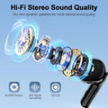 Wireless Earbuds, Bluetooth 5.3 Headphones LED Power Display, 2025 New Wireless Earphones, 4 ENC Noise Cancelling Mic, Hifi Stereo, 48H Playtime