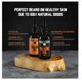 Beard Oil for Men, Beard Growth Oil, Beard Care, Best Beard Oil, All Natural, Sandalwood & Citrus Scent, Mens Gifts (2 Pack of 2 Oz)