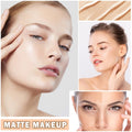 Flawless Airbrush Foundation High Coverage Foundation Smooth Creamy Matte Spray Foundation Makeup Kit for Mature Skin with Natural Nude Finish