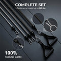 VEICK Resistance Bands, Exercise Bands, Workout Bands Set for Working Out with Handles for Men Women, Elastic Exercising Bands for Fitness Weights