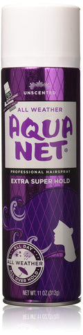 Aqua Net Extra Super Hold Professional Hair Spray Unscented 11 Oz
