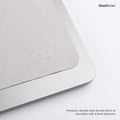 UPPERCASE GhostBlanket Screen Keyboard Imprint Protection Microfiber Liner and Cleaning Cloth 13" Compatible with MacBook Pro 13"/14", MacBook Air