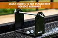 Buyers Products LT40 Weed Wacker Commercial Trimmer Line Holder W/ Mounting Hardware & Low Profile Steel Bracket Supports 3 Pound Spools, Made in