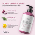 Onion & Rosemary Hair Growth Shampoo: Biotin Infused Shampoo for Hair Loss and Thinning Hair - Promotes Healthier, Thicker and Stronger Hair for