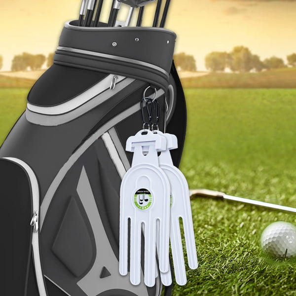 Golf Glove Holder Stretcher, 2PCS Durable Glove Support Frame Dryer Shaper Tool Accessories for Sports Gloves Maintenance, White, One Size
