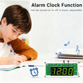 Mioyoow TJ-56-428 4-Digit Digital DIY Clock Kits with Acrylic Shell, DIY Alarm Clock Soldering Practice Kit for Students and Diyers, DIY