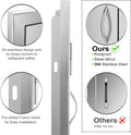 Seeutek Outdoor Kitchen Doors BBQ Access Door 31W X 24H Inch - Stainless Steel Double Wall Construction Vertical Door for Outdoor Kitchen Grilling