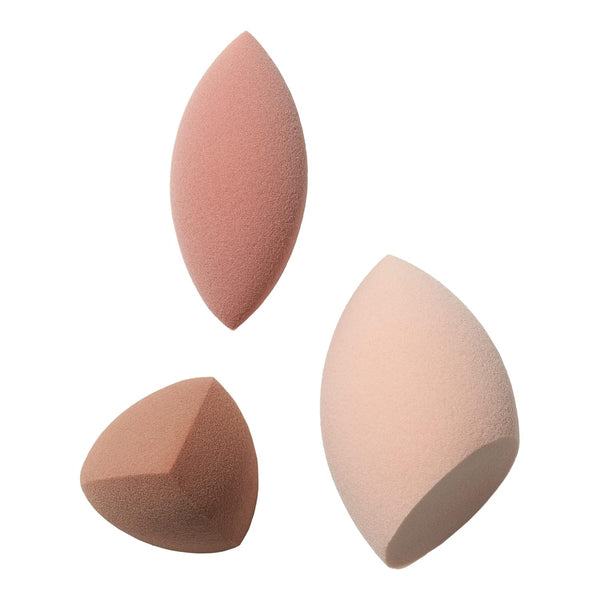 E.L.F. Total Sponge Set, Multi-Use Makeup Sponge Set for Flawless Blending, Great for Powder or Liquid Concealer & Foundation, Vegan & Cruelty-Free