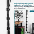 Black Cable Tie Zip Self Adhesive Mounts Set, Cable Base Holders with Multi-Purpose Sticky Pads 100 Set