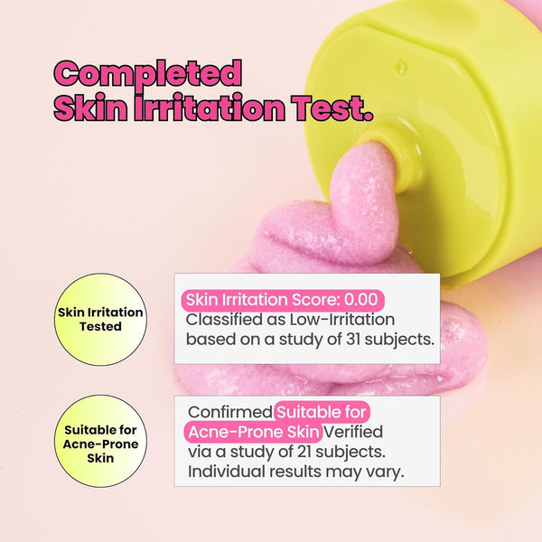 4-In-1 Konjac Jelly Face Cleanser â Gentle Daily Exfoliating, Deep Cleansing, Pore Care & Makeup Removal | Berry Smoothie Texture with Raspberry &