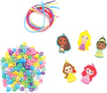 Disney Princess Necklace Activity, 160-Piece Jewelry Making Kit, Preschool Arts and Crafts, Kids Toys for Ages 3 Up