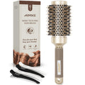 AIMIKE round Brush for Blow Out, Medium round Hair Brush Nano Thermal Ceramic & Ionic Tech, for Blow Drying & Styling, Curling and Shine - 2.9
