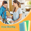 Scrub Sponge, Dual-Sided Temperature-Responsive Scrubber - Non-Scratch - Multipurpose Dish Sponges for Kitchens, Bathrooms, and Outdoor Use - 4 Pack