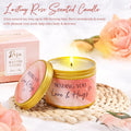 Birthday Gifts for Women, Self Care Gifts Get Well Soon Gifts Basket for Women, Rose Relaxing Spa Gifts Care Package W/ Luxury Blanket, Mothers