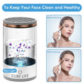 CUBE LIFE Electric Makeup Brush Cleaner Machine, 1200Mah Cosmetic Brush Cleaner Machine for All Type Makeup Brushes, Makeup Brush Cleanser, Brush