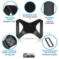 POAGL Posture Corrector for Men | Universal Fit Adjustable Upper Back Brace for Clavicle to Support Neck, Back and Shoulder Pain Relief Kyphosis
