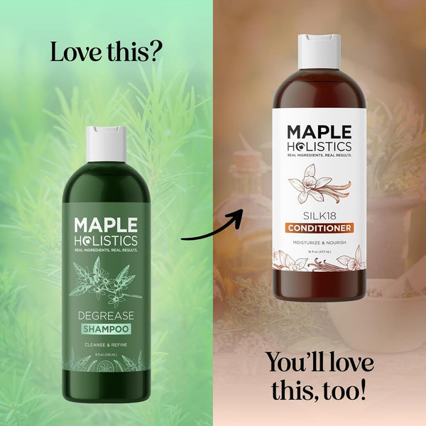 Clarifying Shampoo for Build up and Oily Hair - Deep Cleansing Shampoo with Rosemary - Refreshing Lemon for Greasy Hair & Jojoba Oil for Scalp